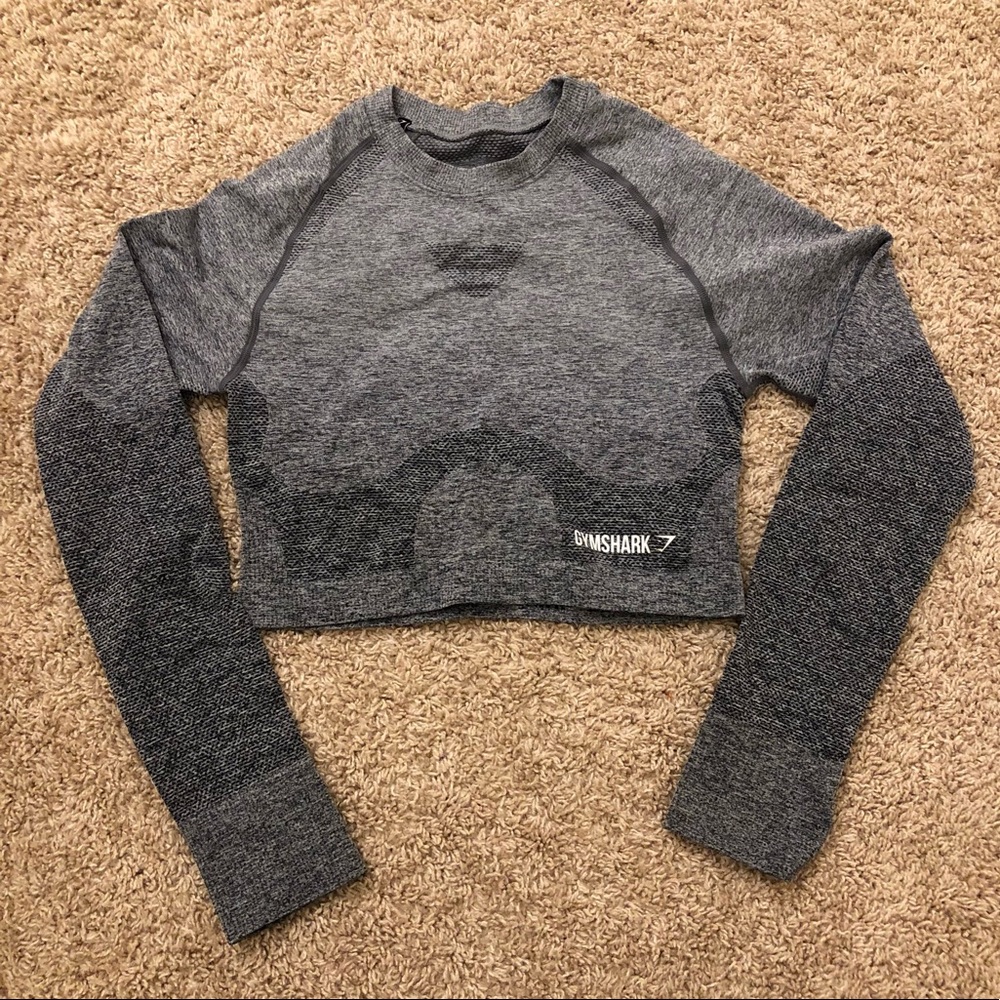 Crop Long Sleeve Workout Top